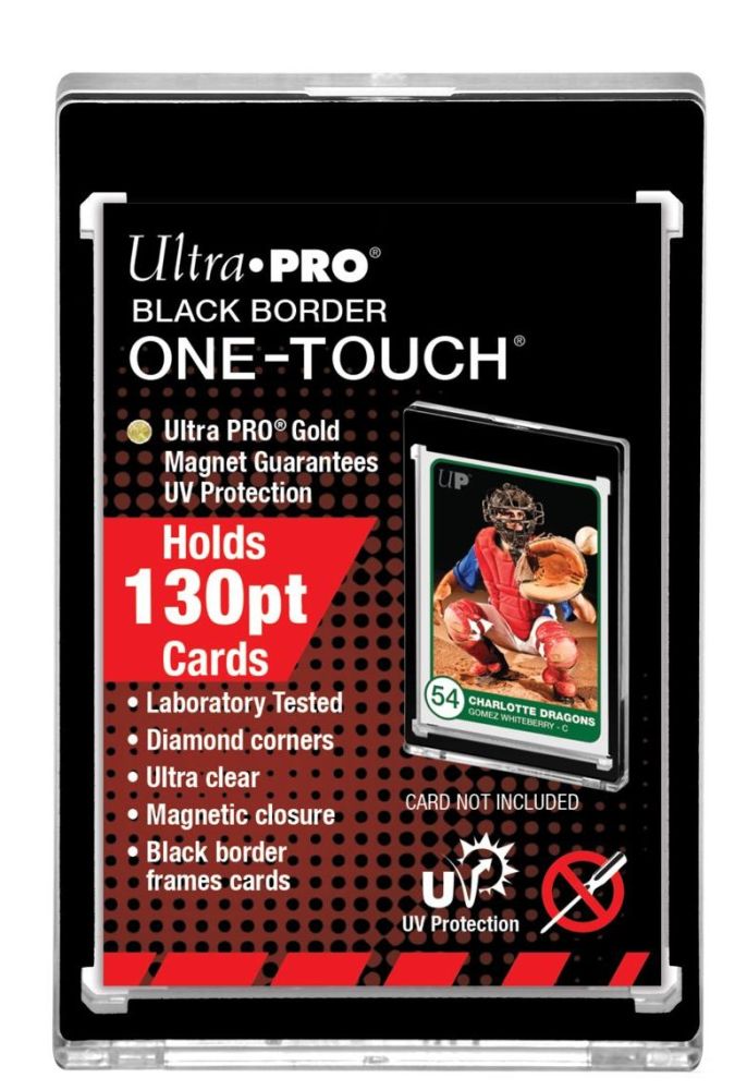 Ultra Pro 130PT Black Border UV ONE-TOUCH Magnetic Holder