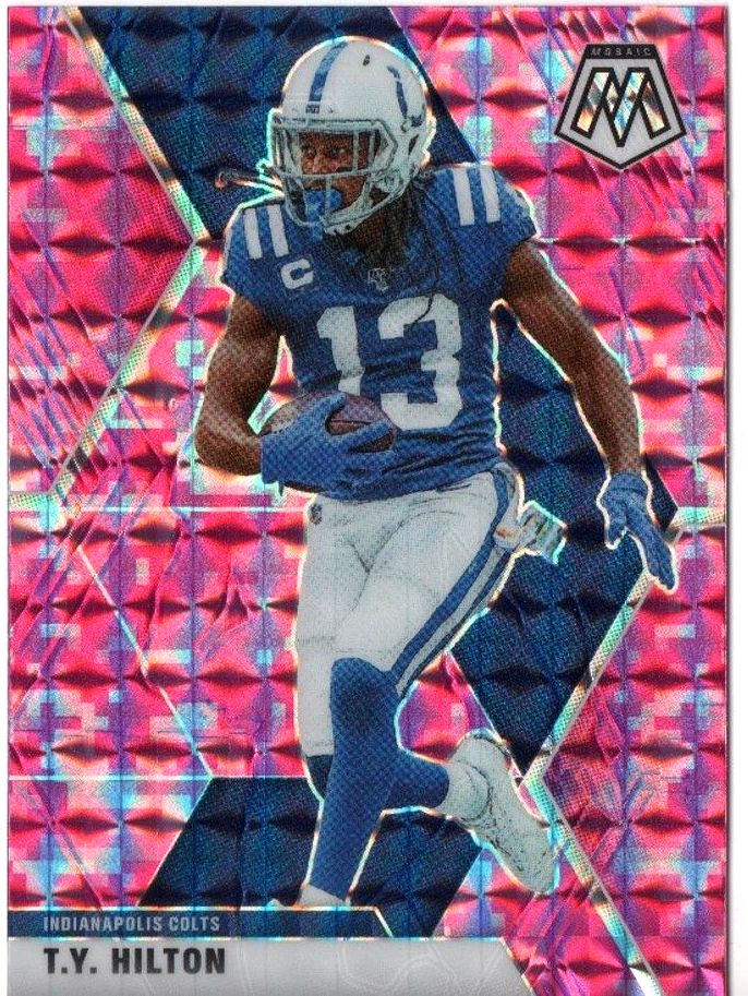 2020 Panini Mosaic TY HILTON Pink Camo Prizm #91