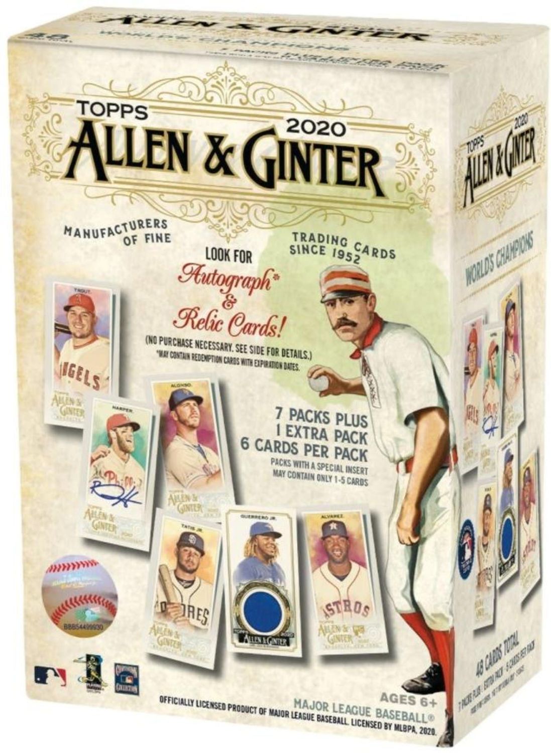 2020 Topps Allen & Ginter Baseball 8-Pack Blaster Box