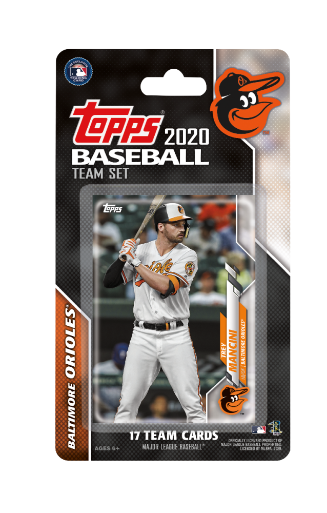 2020 Topps Baseball Baltimore Orioles Team Set