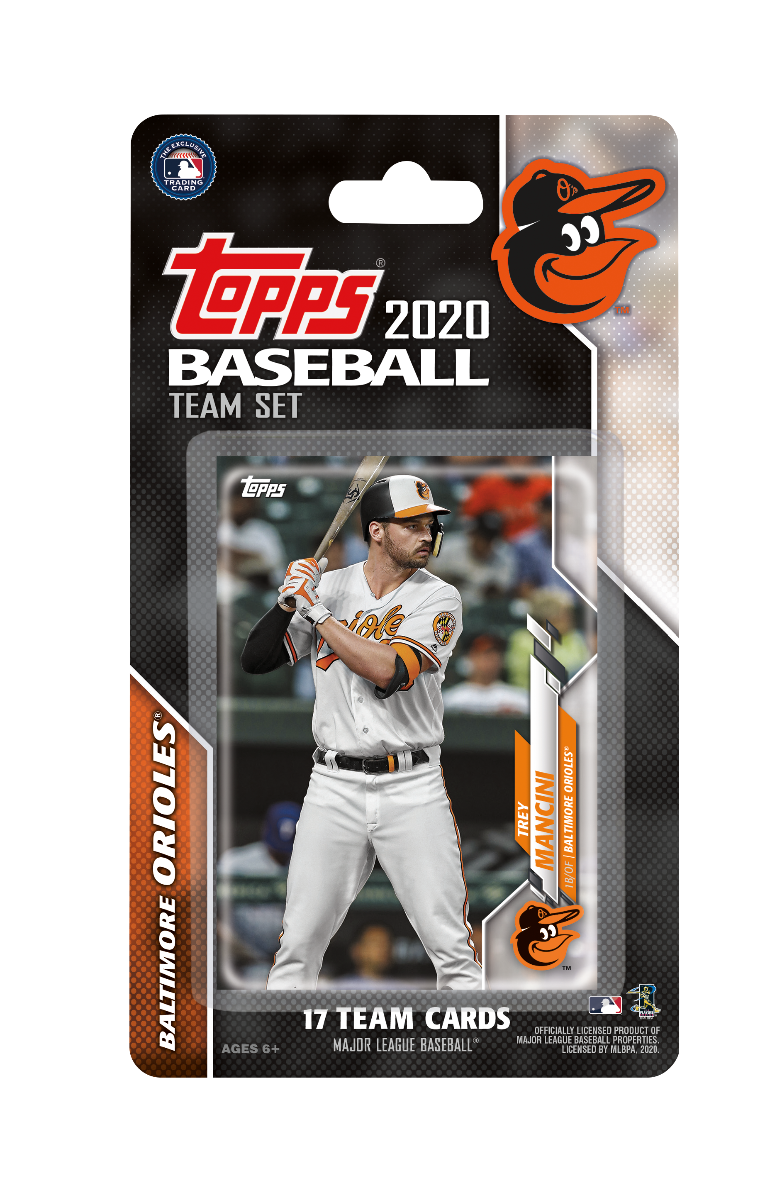 2020 Topps Baseball Baltimore Orioles Team Set