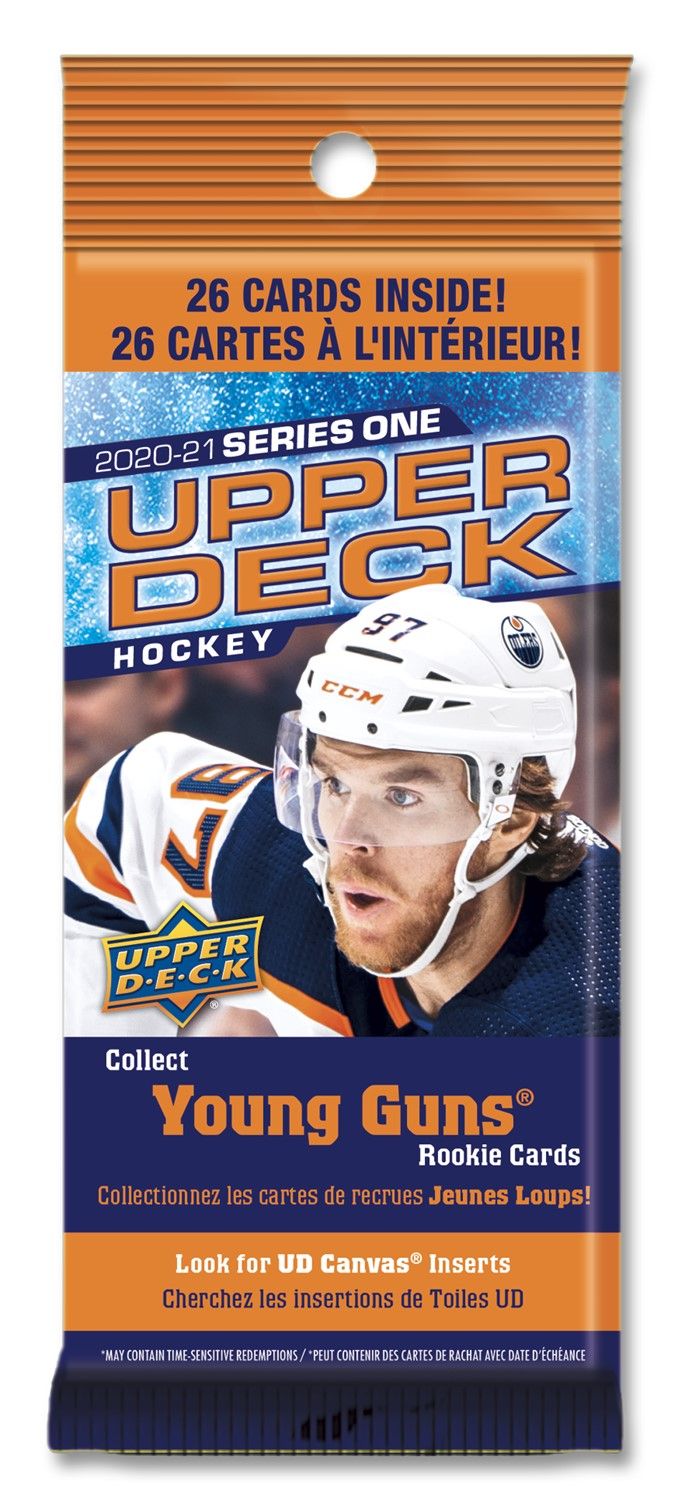 2020-21 Upper Deck Hockey Series 1 Jumbo Fat Pack  