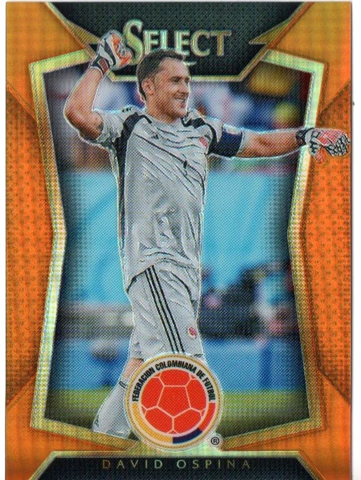 2015-16 Panini Select Soccer DAVID OSPINA Orange Prizm /149 #76