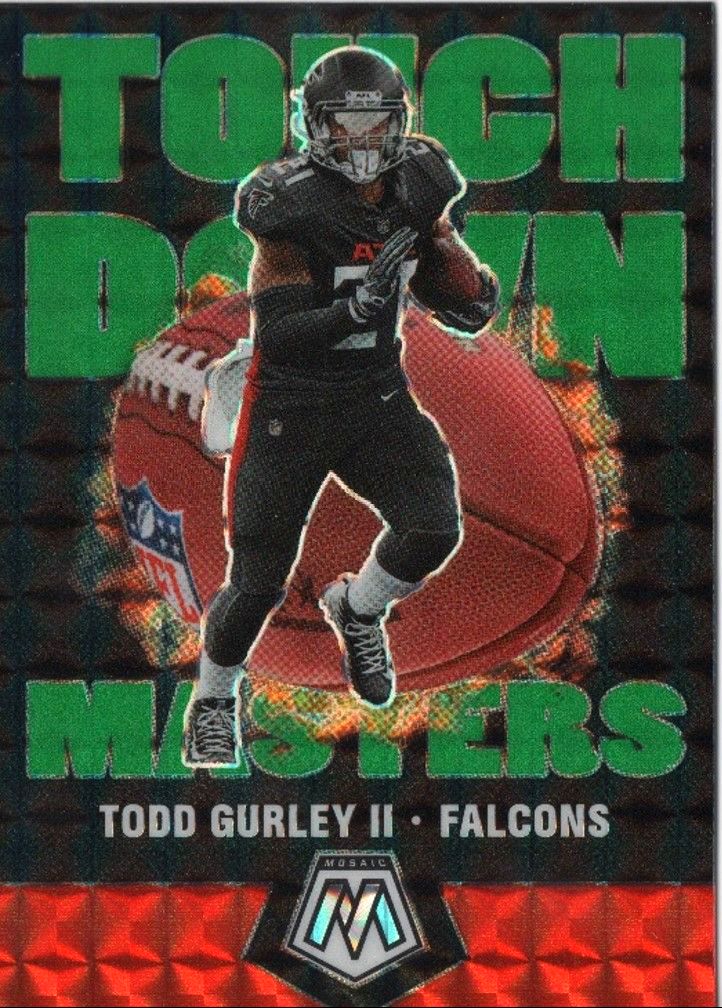 2020 Panini Mosaic TODD GURLEY Touchdown Masters Green Prizm #TM7