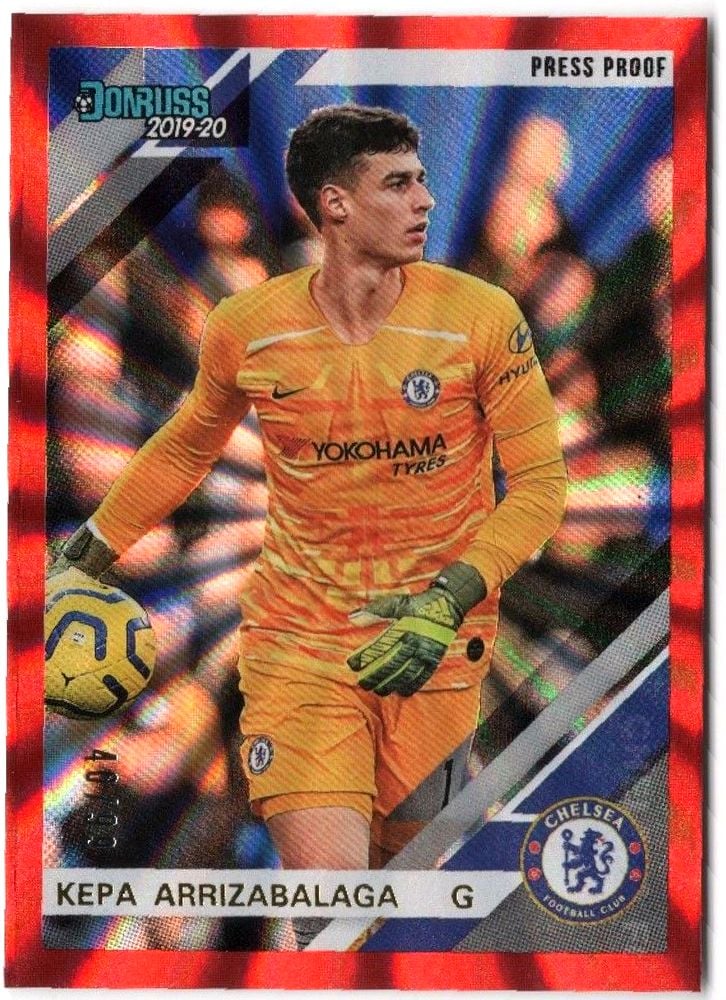 2019-20 Panini Chronicles Soccer KEPA ARRIZABALAGA Red Burst /99 #54