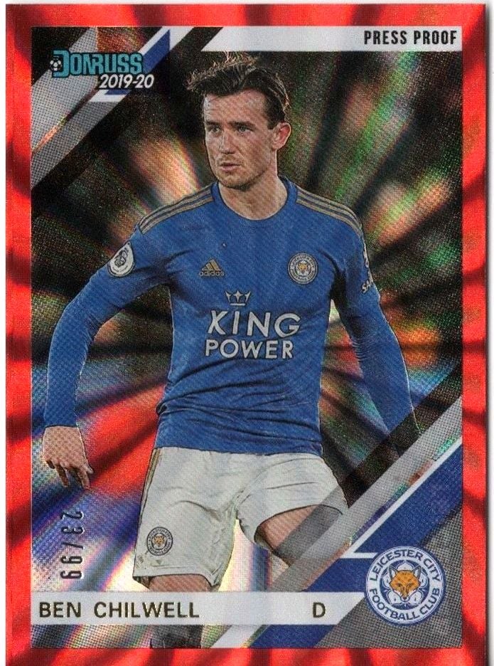 2019-20 Panini Chronicles Soccer BEN CHILWELL Red Burst /99 #80