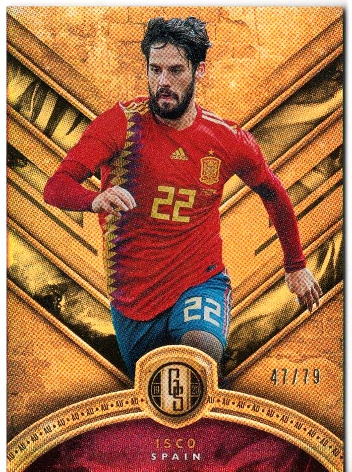 2019-20 Panini Gold Standard Soccer ISCO Au /79 #64