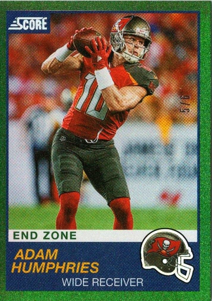 2019 Panini Score ADAM HUMPHRIES Green Foil /5 #282 