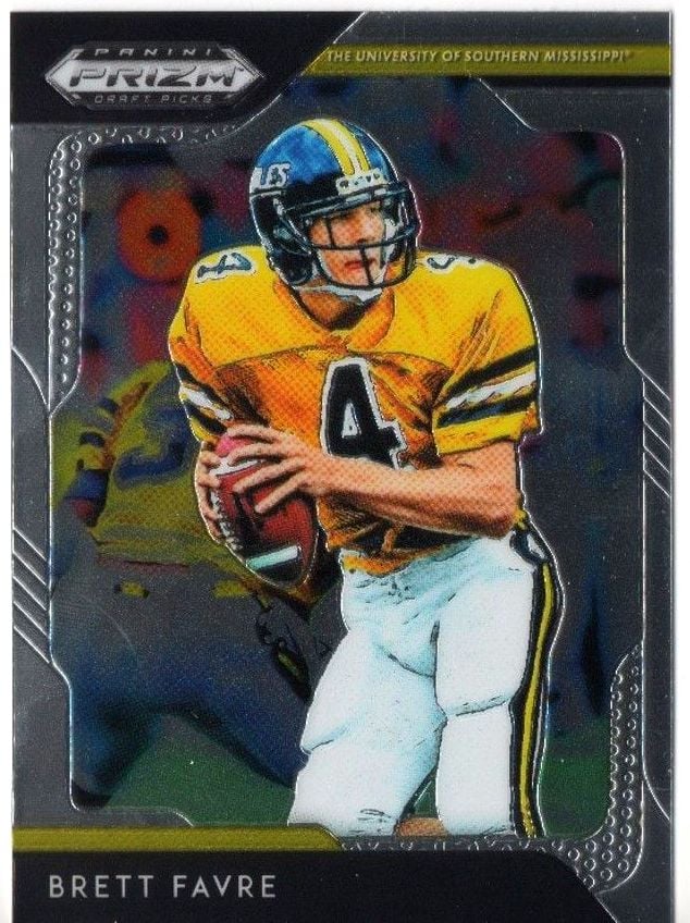 2019 Panini Prizm Draft Picks BRETT FAVRE Base Card #16