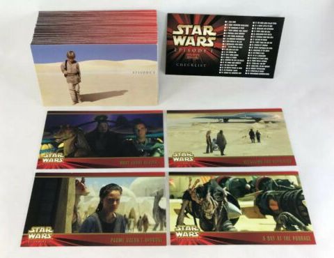 1999 Topps Star Wars Episode 1 Widevision Series 1 Complete 80 Card Set