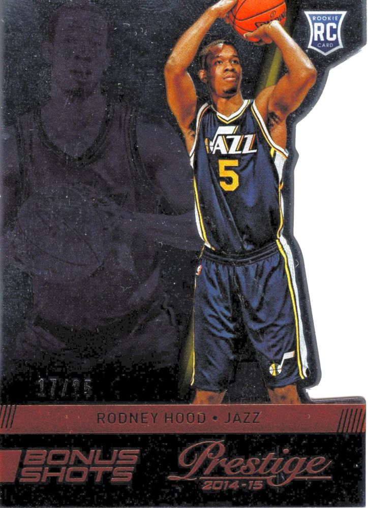 2014-15 Panini Prestige RODNEY HOOD Rookie Bonus Shots Die-Cut /25 #180