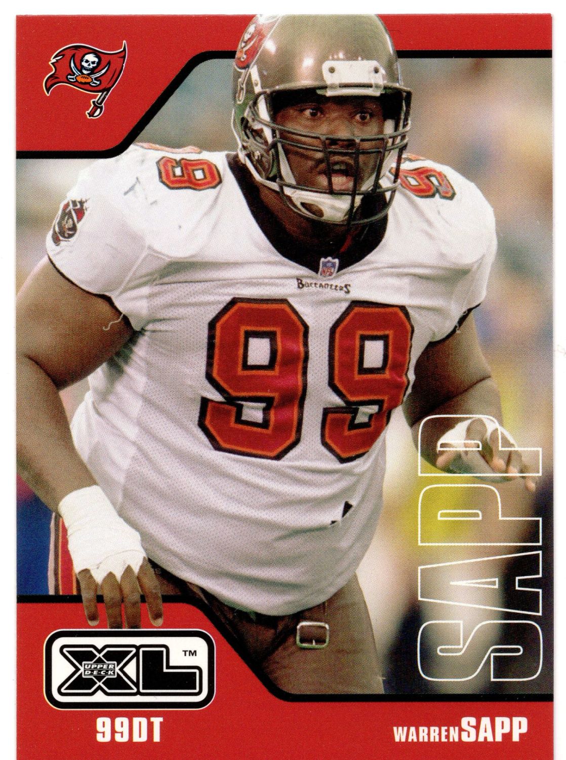 2002 Upper Deck XL WARREN SAPP Base Card #462