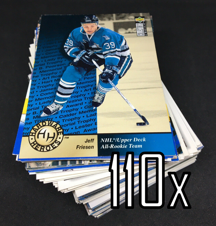 110x *RANDOM* SAN JOSE SHARKS Hockey Cards 80s & 90s Base Lot