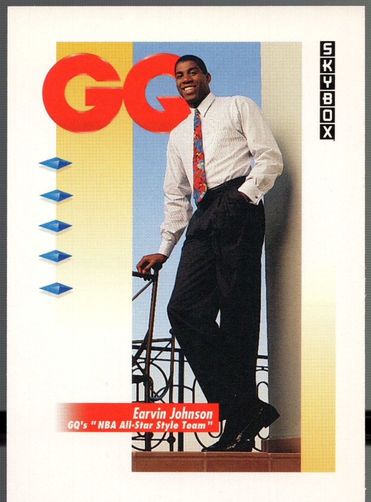 1991-92 Skybox NBA  EARVIN 'MAGIC' JOHNSON GQ All-Star Team #323