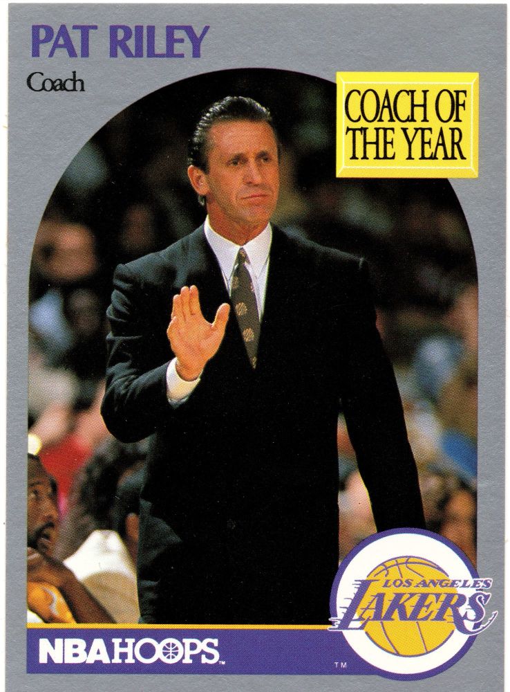 1990-91 NBA Hoops PAT RILEY Coach Of The Year #317