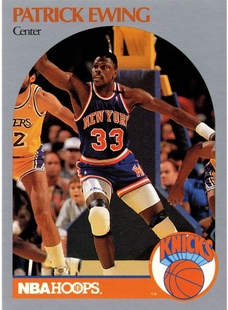 1990-91 NBA Hoops PATRICK EWING Base Card #203