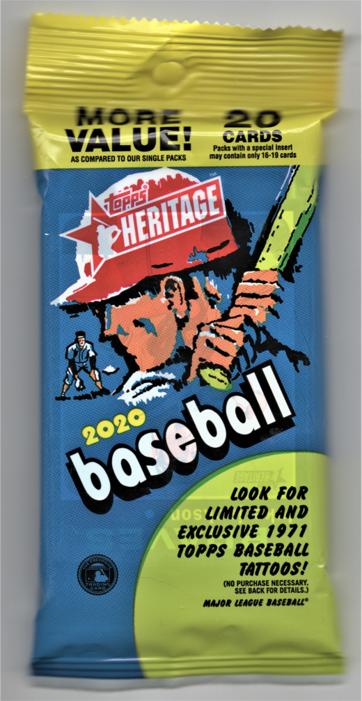 2020 Topps Heritage Baseball Fat Pack
