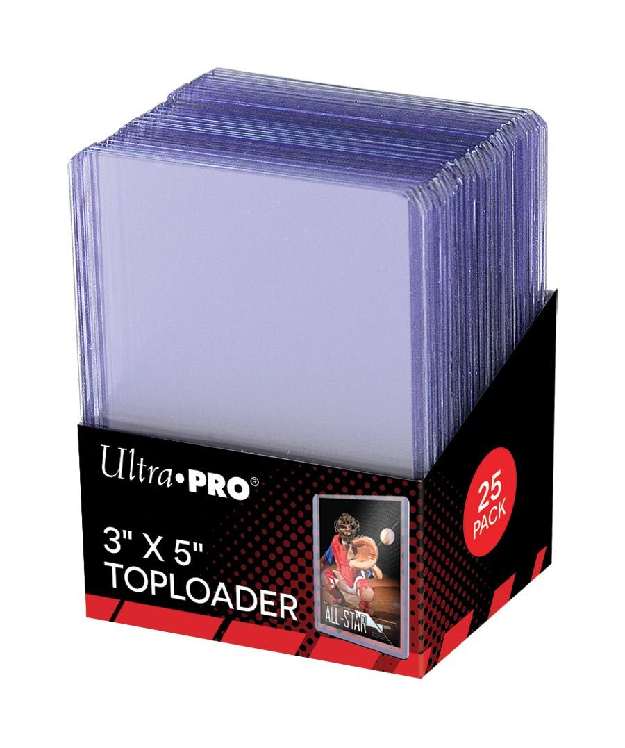 Ultra Pro 3" X 5" Tall Toploader 25ct
