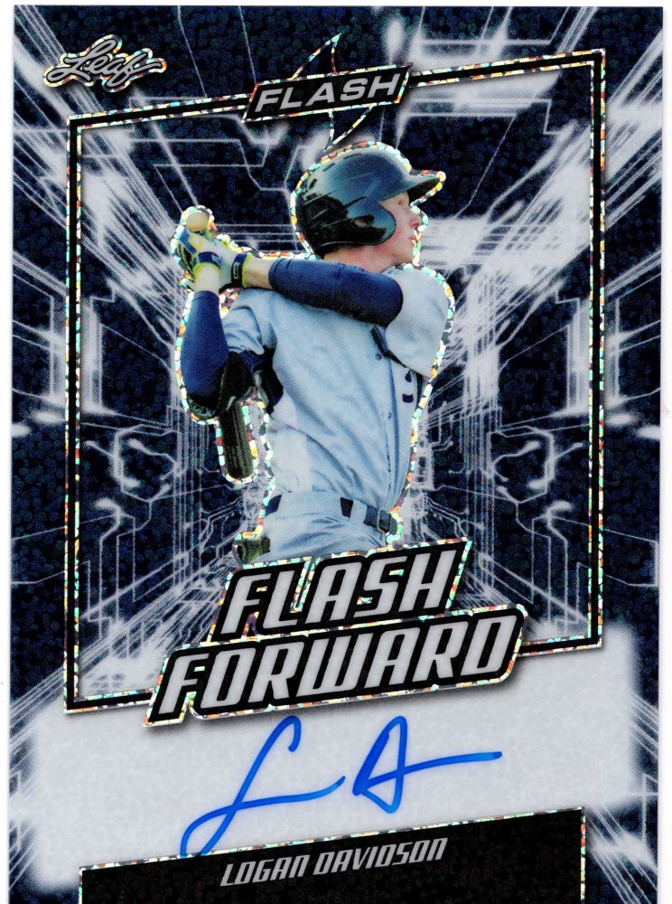 2019 Leaf Flash Baseball LOGAN DAVIDSON Flash Forward Rookie Autograph /50 #FF-LD1