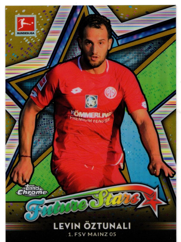 2019-20 Topps Chrome Bundesliga LEVIN OZTUNALI Future Stars Gold Refractor /50 #FS-LO