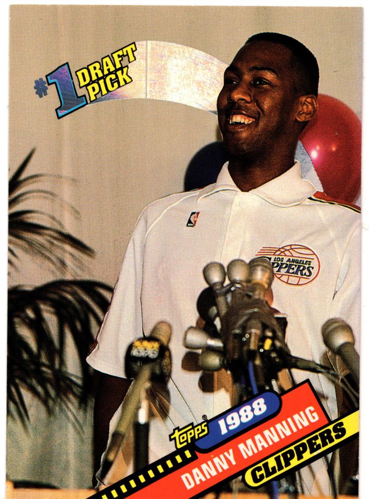 1993 Topps Archives DANNY MANNING No.1 Draft Pick #8