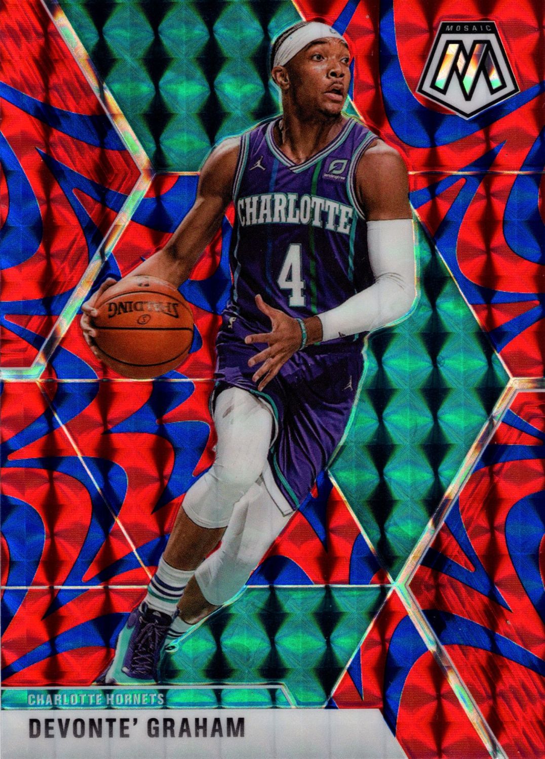 2019-20 Panini Mosaic DEVONTE GRAHAM Blue Reactive Prizm #62