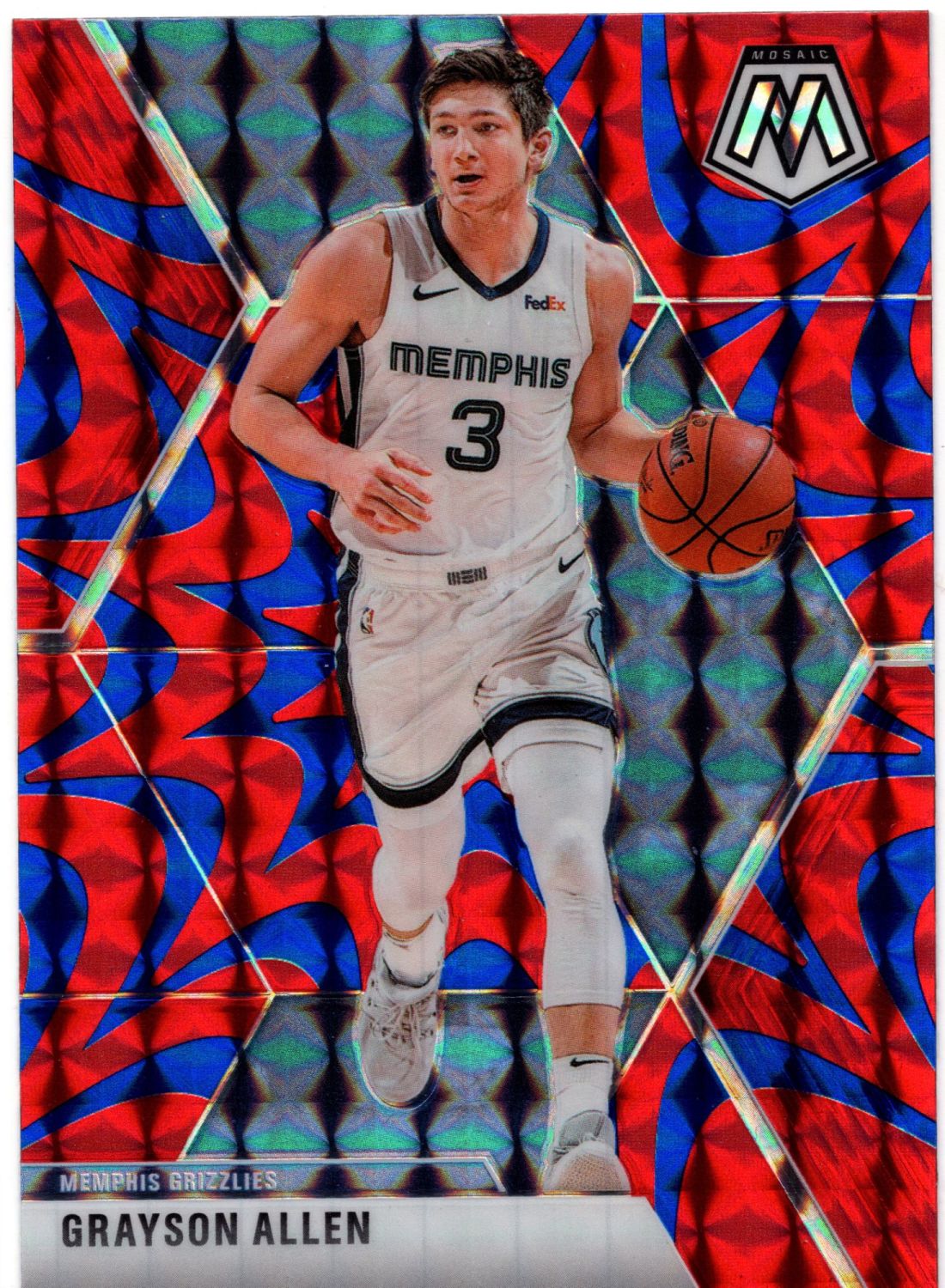 2019-20 Panini Mosaic GRAYSON ALLEN Blue Reactive Prizm #116