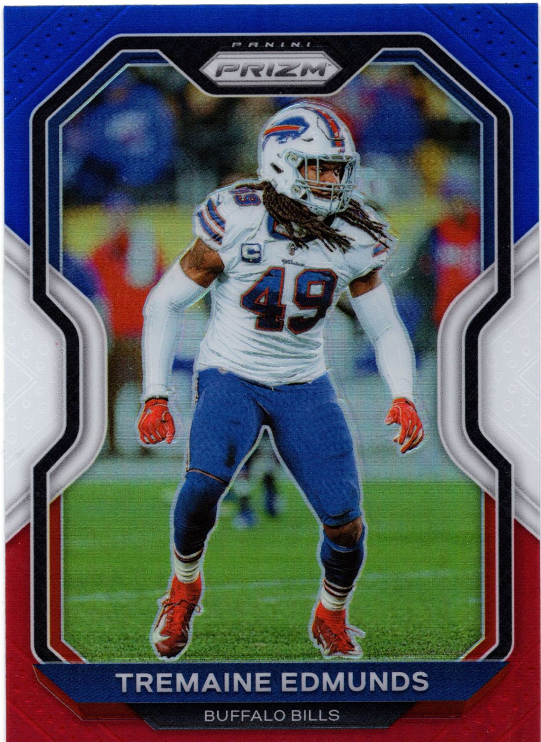 2020 Panini Prizm TREMAINE EDMUNDS Red/White/Blue Prizm #6