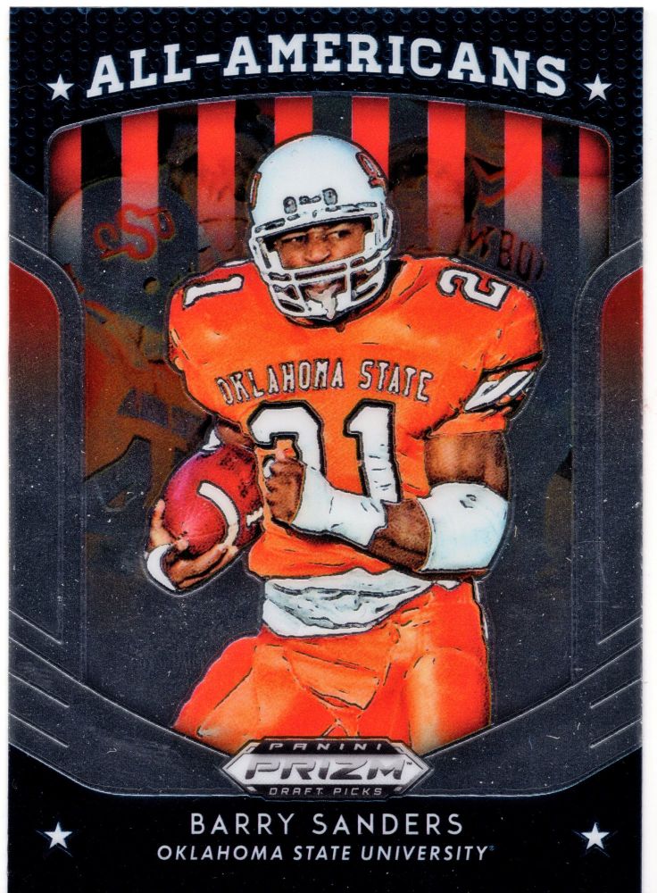 2019 Panini Prizm Draft Picks BARRY SANDERS All-Americans #29