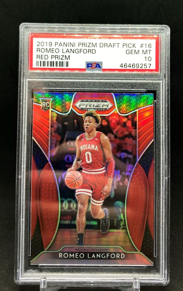 2019-20 Panini Prizm Draft Picks ROMEO LANGFORD Rookie Red Prizm #16 (PSA 10)