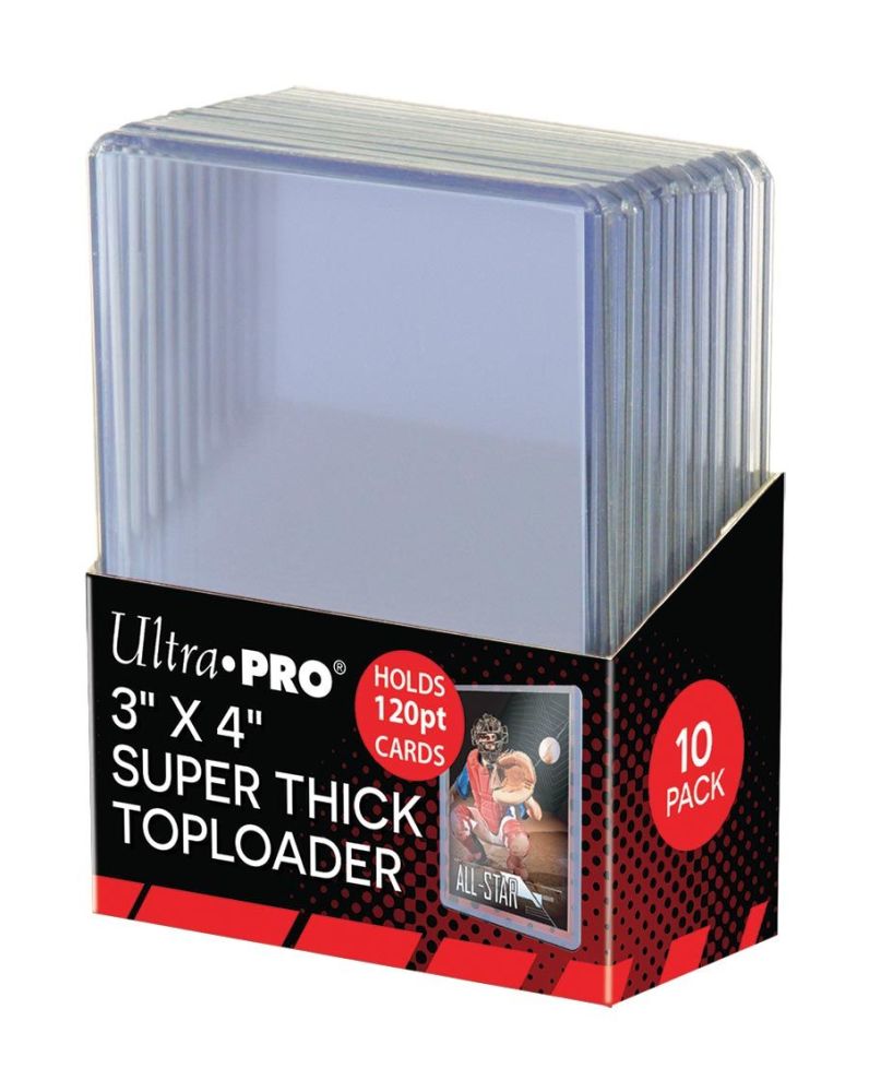 Ultra Pro Super Thick 120PT Toploader 10ct