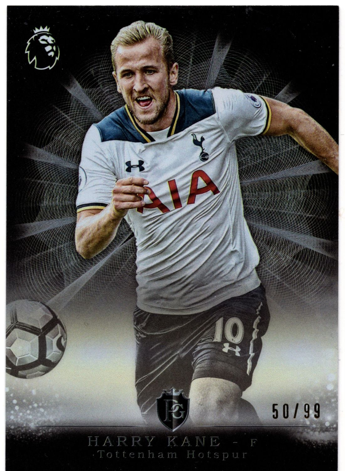 2016 Topps Premier Gold HARRY KANE Brilliance Of The Pitch Rookie Silver /9