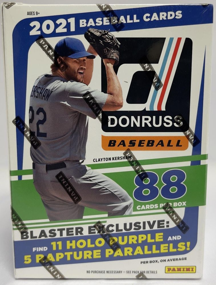 2021 Panini Donruss Baseball 8-Pack Blaster Box