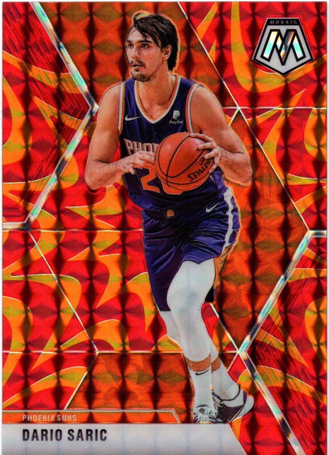 2019-20 Panini Mosaic DARIO SARIC Orange Reactive Prizm #168