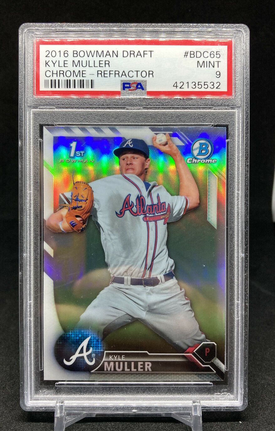 2016 Topps Bowman Draft KYLE MULLER Bowman 1st Rookie Chrome Refractor #BDC