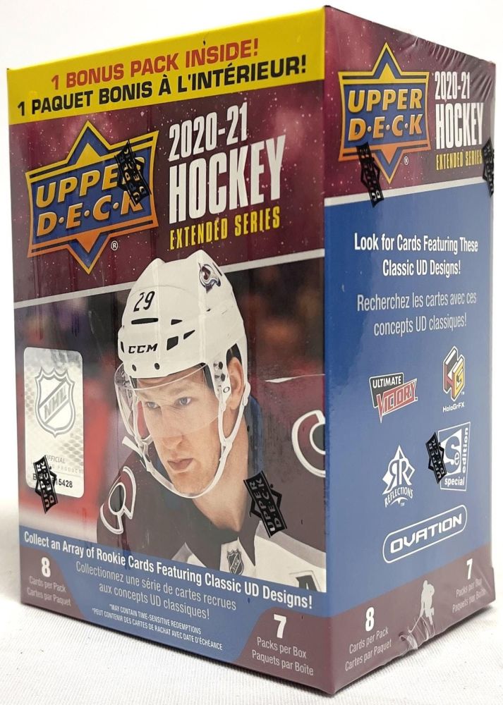 2020-21 Upper Deck Extended Series Hockey 7-Pack Blaster Box