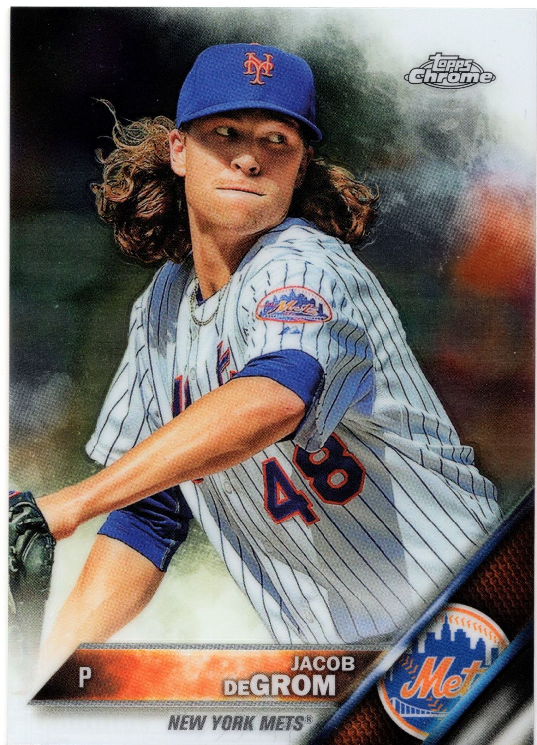 2016 Topps Chrome JACOB DEGROM Base Card #144