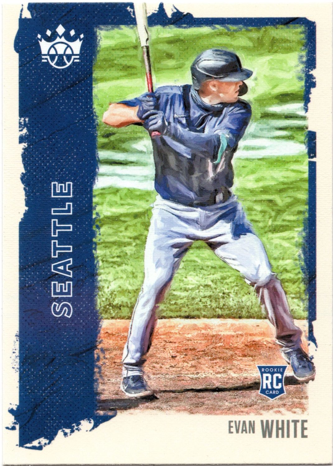 2021 Panini Diamond Kings EVAN WHITE Rookie Base Card #152