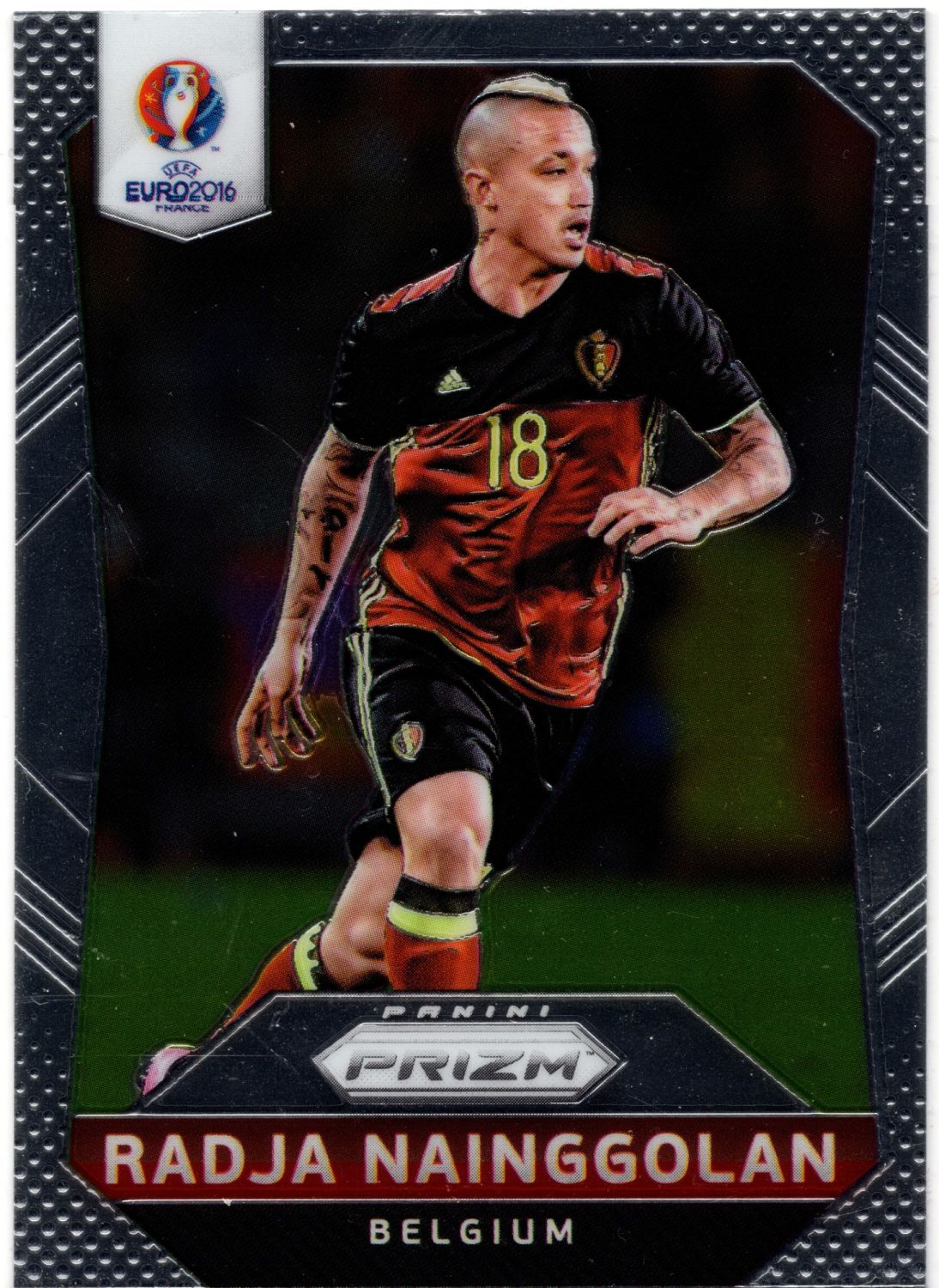 2016 Panini Prizm Euros Soccer RADJA NAINGGOLAN Base Card #32