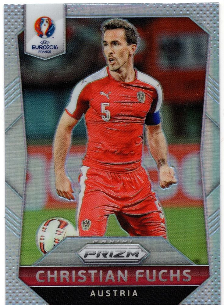 2016 Panini Prizm Euros Soccer CHRISTIAN FUCHS Silver Prizm #80