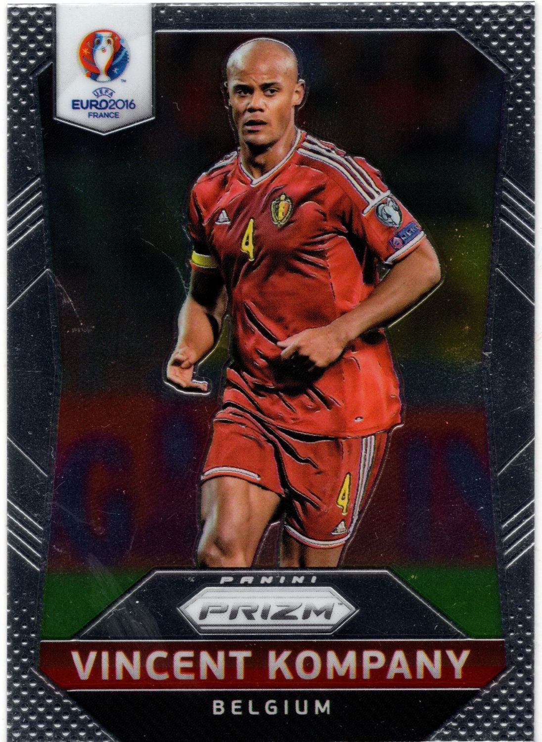 2016 Panini Prizm Euros Soccer VINCENT KOMPANY Base Card #25