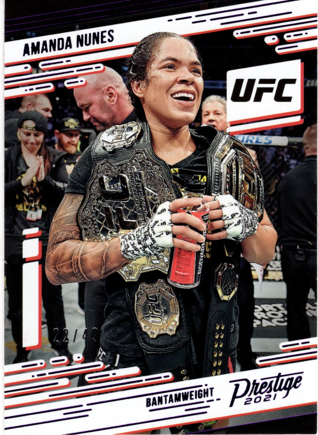 2021 Panini UFC Chronicles AMANDA NUNES Prestige Purple /49 #74