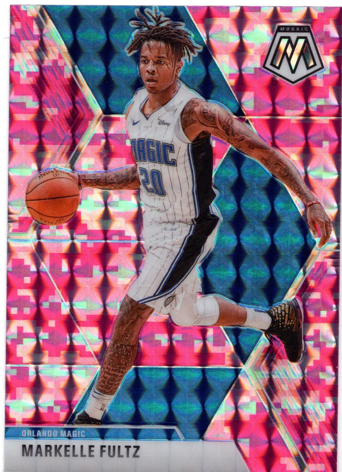 2019-20 Panini Mosaic MARKELLE FULTZ Pink Camo Prizm #42