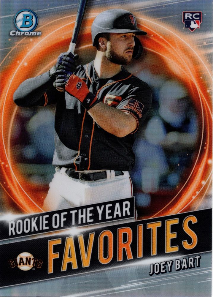 2021 Topps Bowman Chrome JOEY BART Rookie Of The Year Favourites #RRY-JB