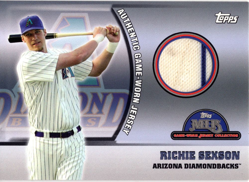 2005 Topps Opening Day RICHIE SEXSON Target Exclusive Game Used Patch #53