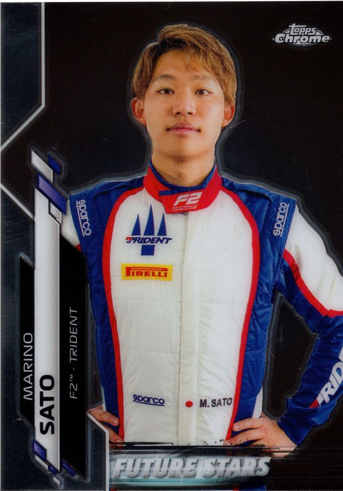 2020 Topps Chrome Formula 1 MARINO SATO Future Stars Rookie #56