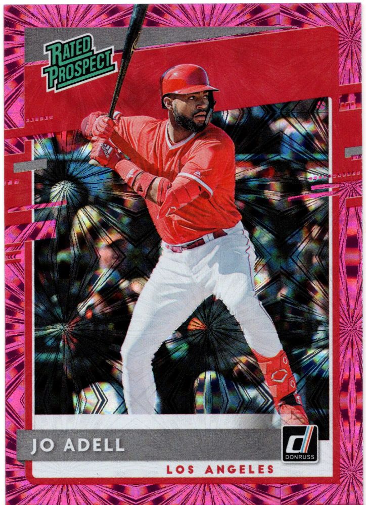 2020 Panini Donruss JO ADELL Rated Prospect Rookie Pink Firework #RP-3