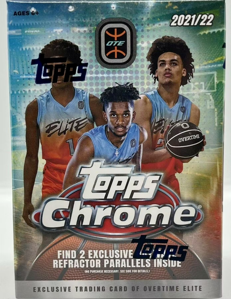 2021/22 Topps Chrome Overtime Elite Basketball 7-Pack Blaster Box