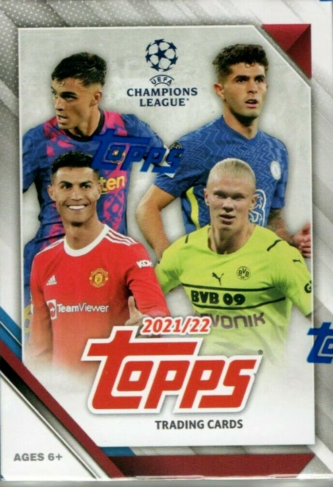 2021/22 Topps UEFA Champions League Collection Soccer 7-Pack Blaster Box 