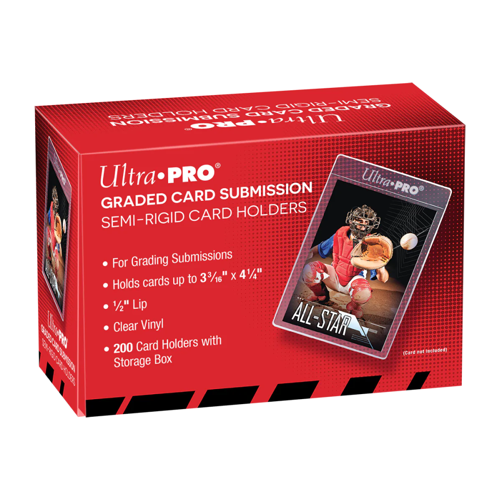 Ultra Pro Semi Rigid 1/2 Inch Lip Card Holders (200 Pack)